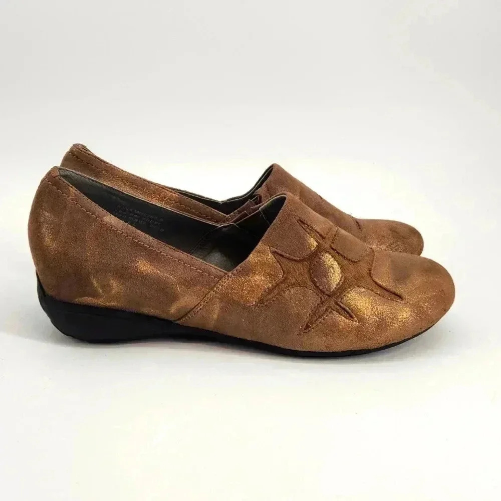ANNE ROSS LEATHER SLIP ON - Picture 2 of 5